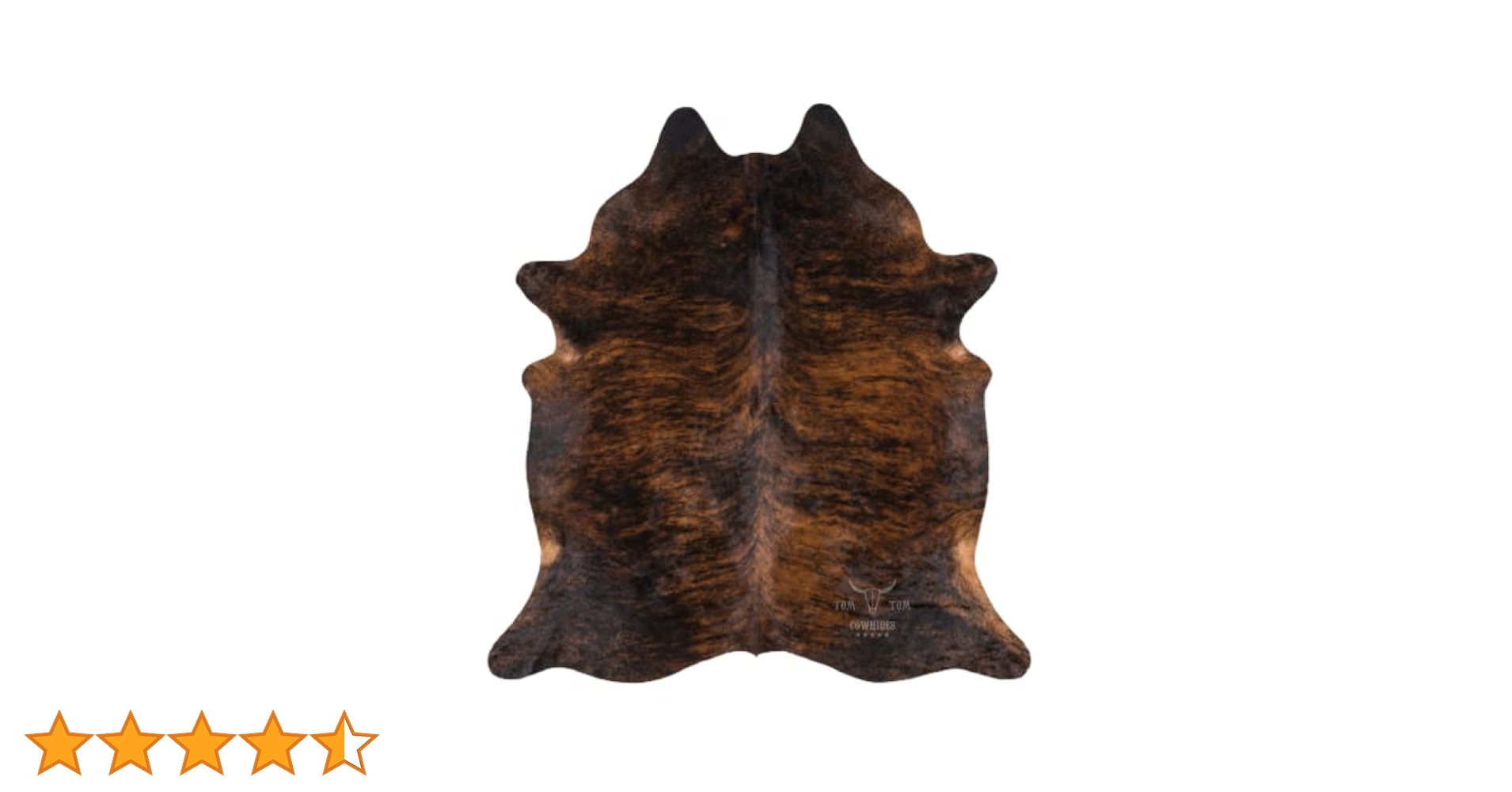 ACVI✩ラグ Amazon｜Tomtom Cowhides Brindle ダークカウハイドラグ 100